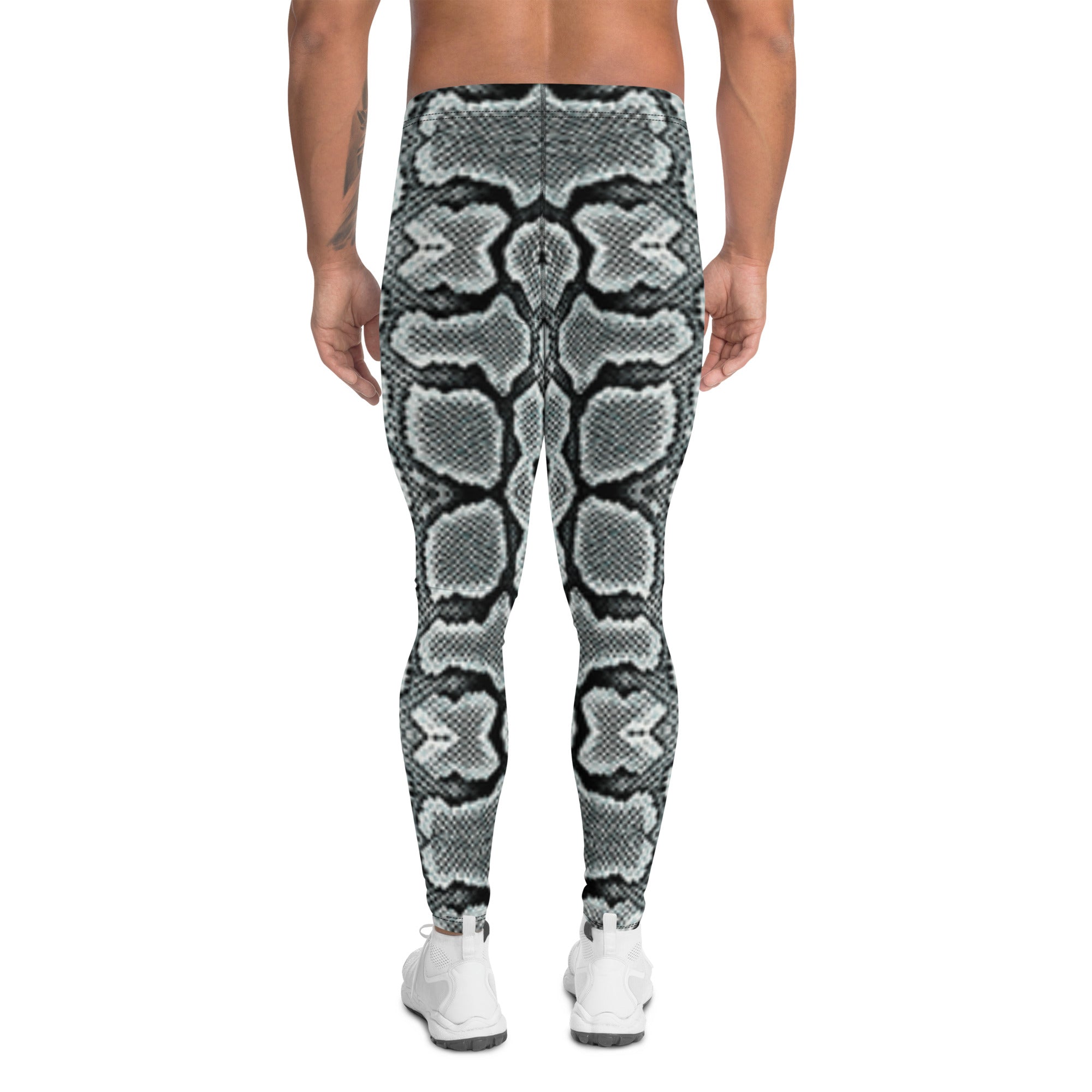 Snake Print Leggings for Men